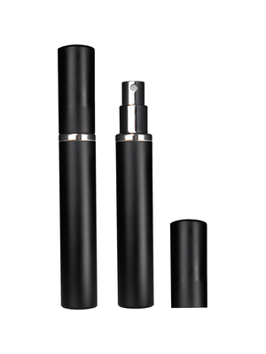 Black slim atomizer design 5 ml bottle.
