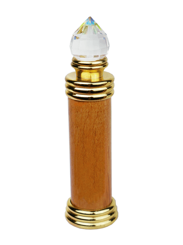 Marble bottle with Crystal Cap with glass applicator. Capacity: Approx 1/3oz (10m)