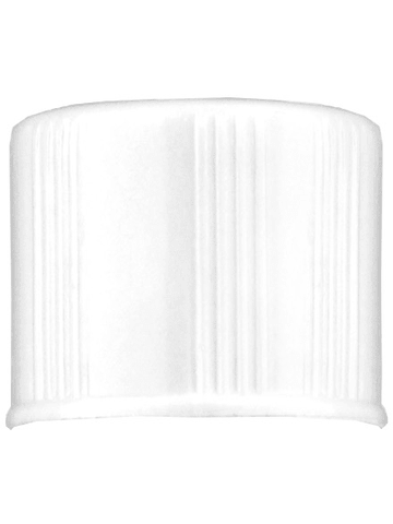 White lid or closure for glass bottle, Thread size 8-425
