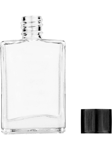 Elegant design 5 ml bottle with black short cap. NOT AVAILABLE 