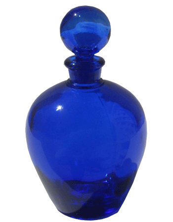Blue Pear Bottle With Stopper. Capacity:4oz ~ (116ml)