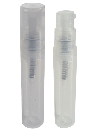 Clear Plastic Lotion Bottle. Capacity: 3ml 1 dram)