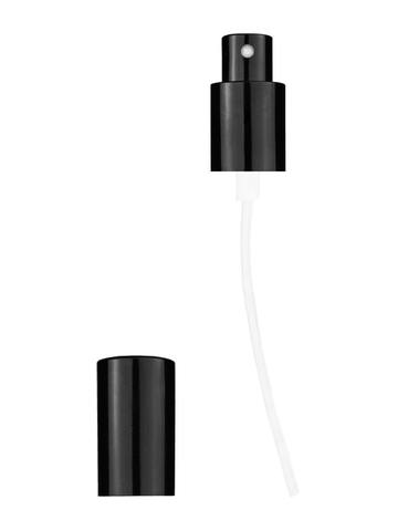 Shiny Black collar sprayer, Thread size 18-415