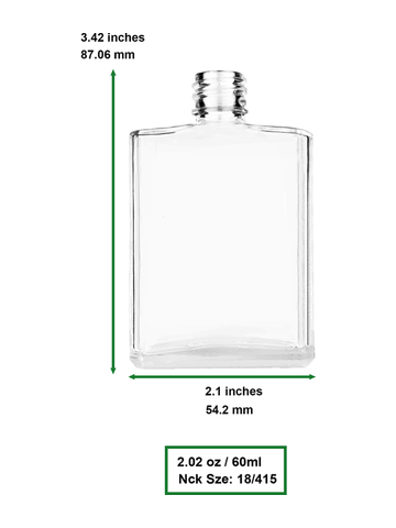 ***OUT OF STOCK***Elegant design 60 ml, 2oz  clear glass bottle  with pink vintage style bulb sprayer with shiny gold collar cap.
