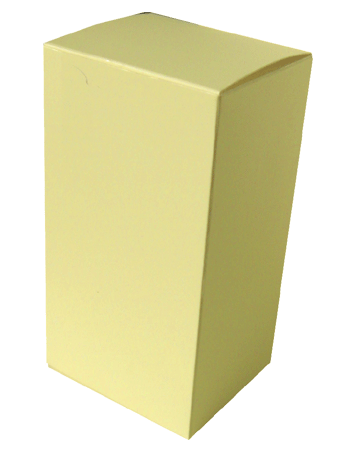 Cream Matte finish 3.1 x 2.75 x 5.9 inches tall box.