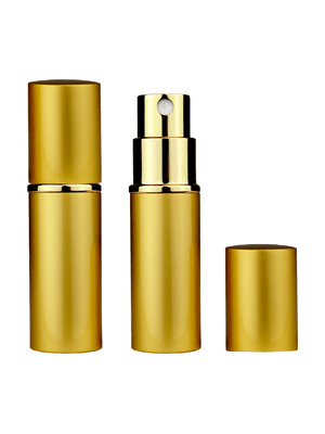 Gold atomizer design 10 ml bottle.
