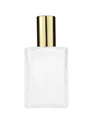 Elegant design 30 ml, Frosted glass bottle with shiny gold and cap.