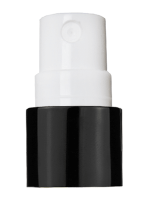 Shiny black collar sprayer, Thread size 17-415