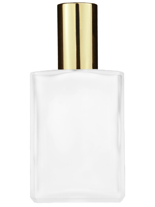 Elegant design 30 ml, Frosted glass bottle with shiny gold and cap.