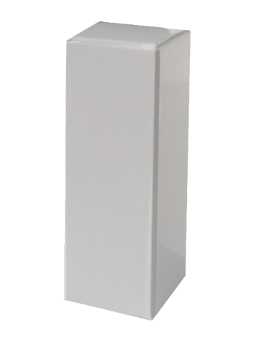 Download ***OUT OF STOCK***White Gloss 1.4 x 1.4 x 4.5 inches tall box.