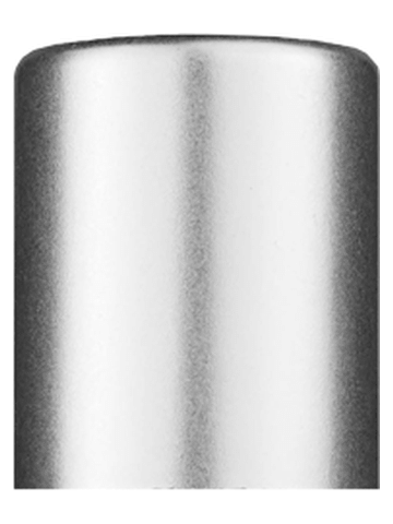 Tall Matt Silver caps for glass bottles. Thread size 18-415