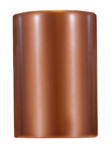Matte Copper cap or closure for rollon bottles, Threadsize 13-415