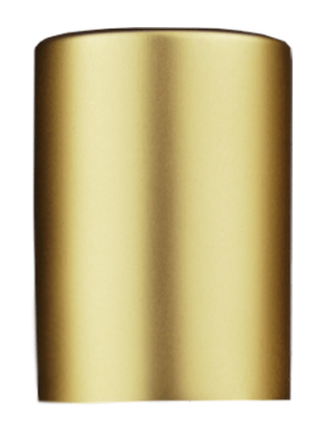 Matte Gold cap or closure for rollon bottles, Threadsize 13-415
