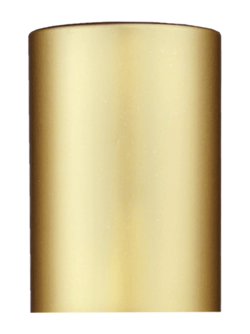 Tall Matte Gold cap or closure for rollon bottles, Threadsize 20-400