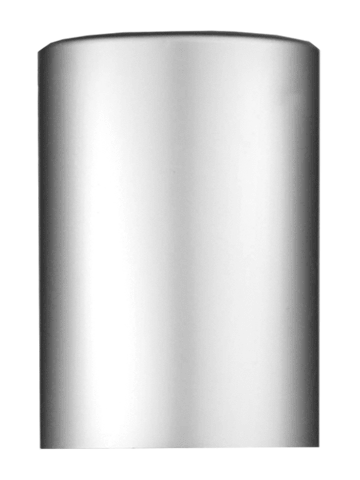 Tall Matte Silver cap or closure for rollon bottles, Threadsize 20-400
