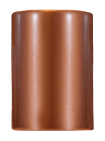 Copper cap or closure for rollon bottles, Threadsize 17-415