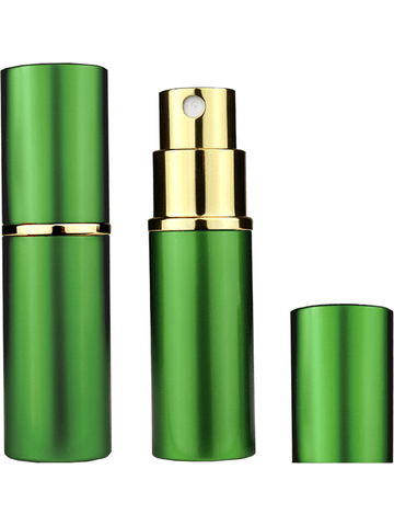 Green atomizer design 10 ml bottle .