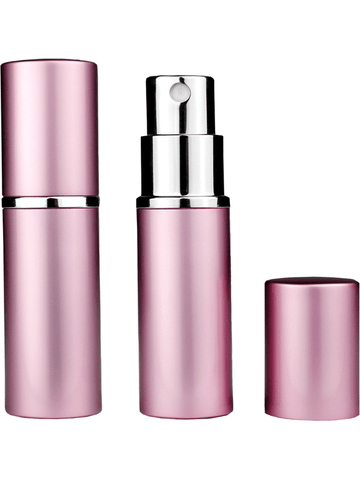 Pink atomizer design 10 ml bottle.