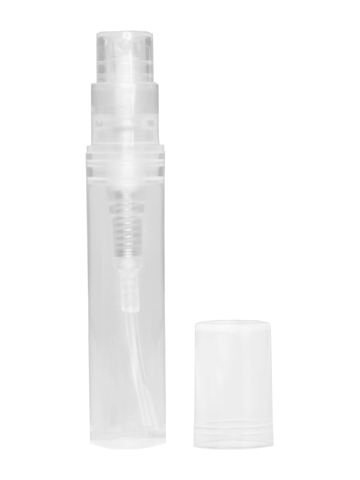 Clear Plastic Lotion Bottle. Capacity: 3ml 1 dram)