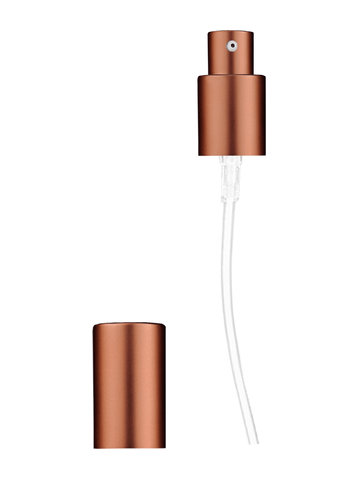 Matte Copper Lotion or treatment pump, Threadsize 18-415