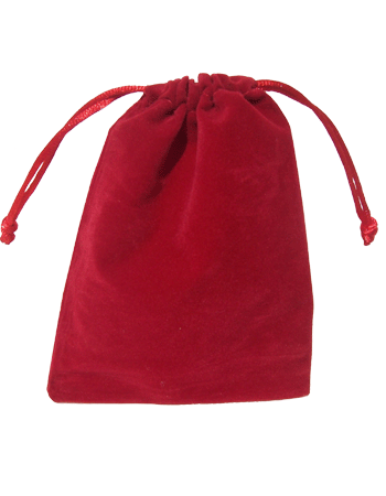 Velveteen bag, gift bag, gift packing.